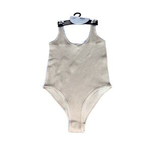 Aura 2 Pack Seamless Ribbed Bodysuits XS/S Nylon Spandex
